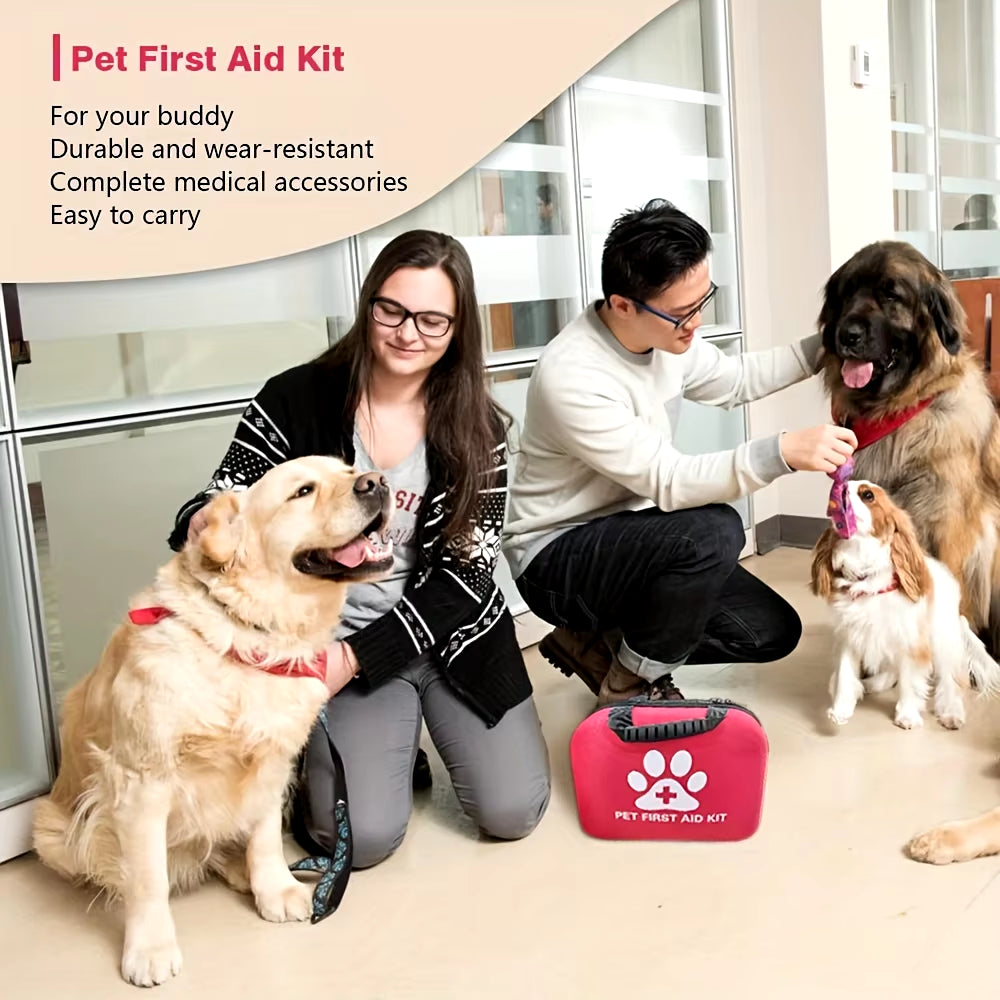 Pet Travel First Aid Kit – 127 pcs